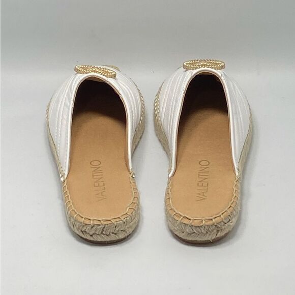 Mario Valentino Leather Espadrille Mules size 36 - Picture 6 of 10
